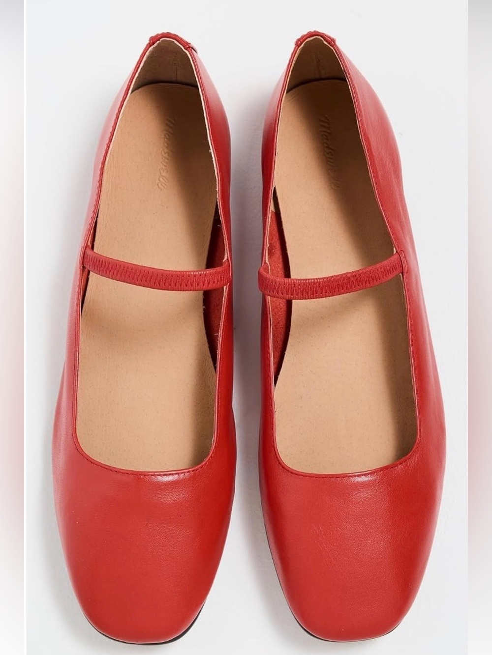 Madewell Greta ballet flats in Scarlet/Kilt Red, size 8 - Picture 6 of 10